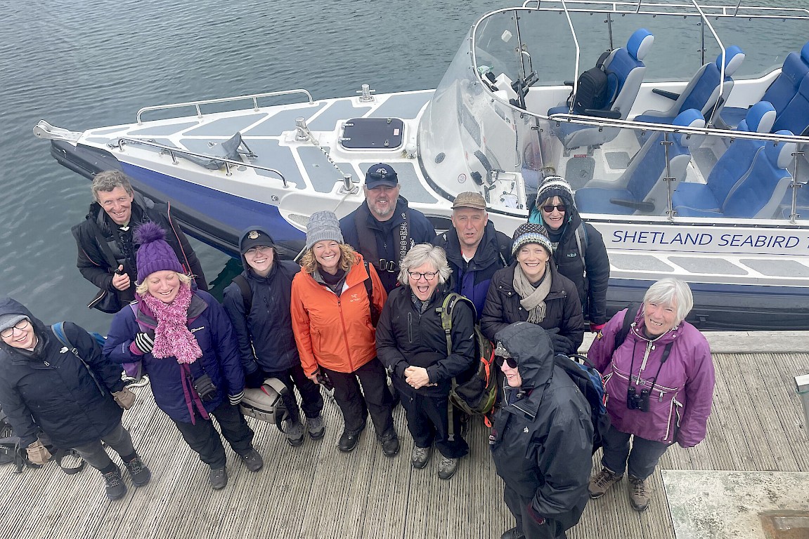 SST with TV Presenter Kate Humble &amp; Shetland Nature Group 2023