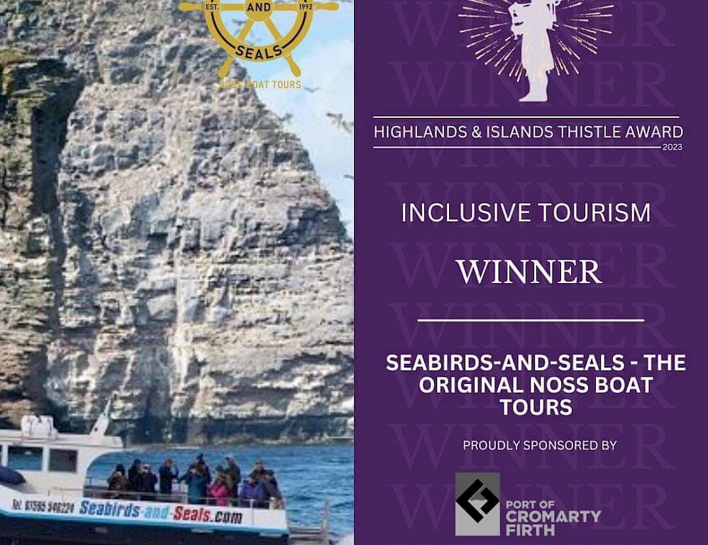 The Original Noss Boat: Seabirds and Seals EST 1992