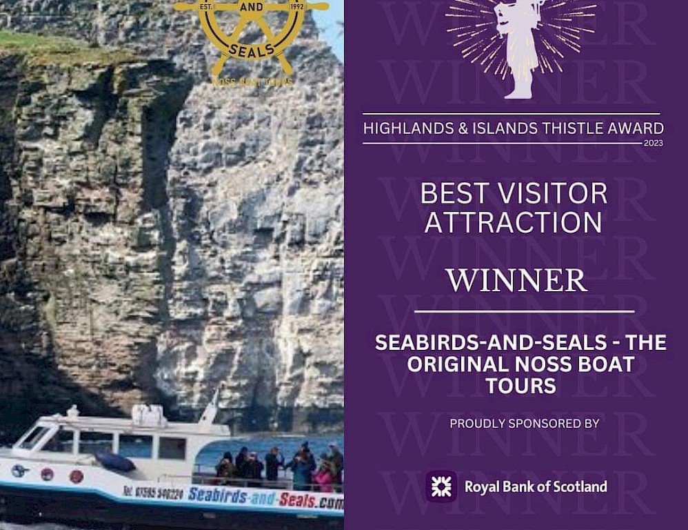 The Original Noss Boat: Seabirds and Seals EST 1992