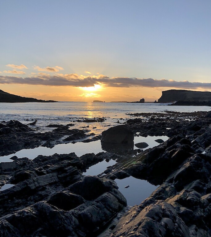 West Ayre the beach I collect my Groatie Buckie&rsquo;s from